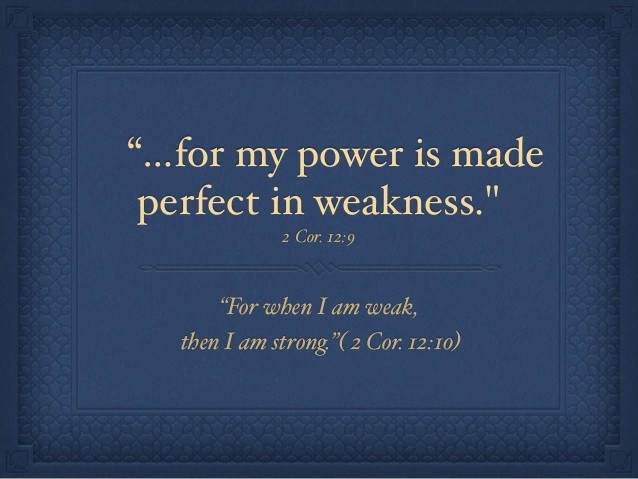 On Being in The Upside Down Kingdom and The Power of Weakness
